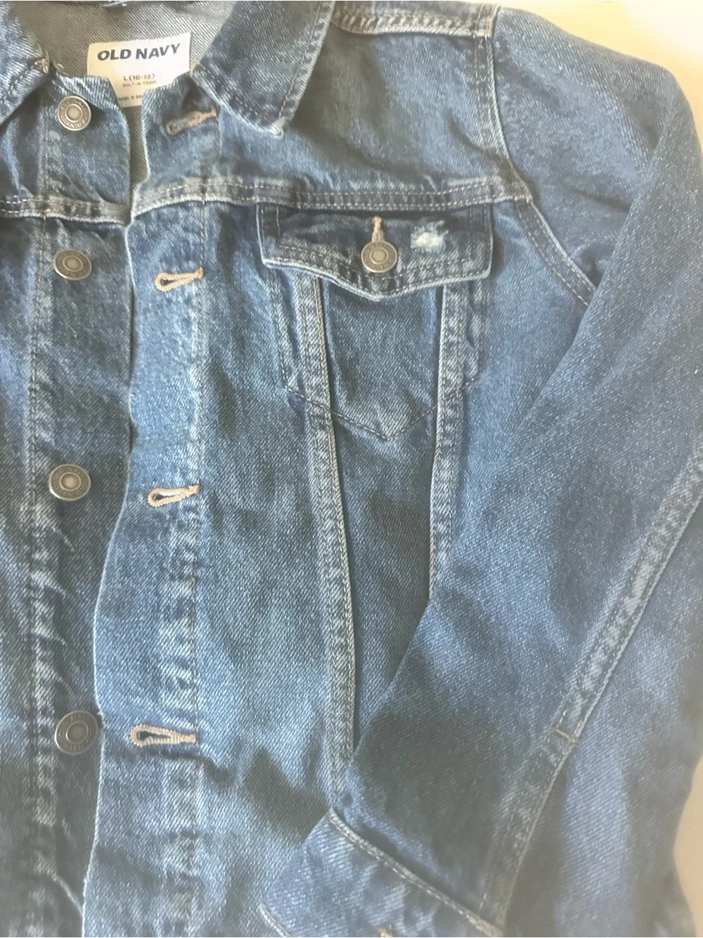 Old Navy Kids Denim Jean Jacket in Medium Blue